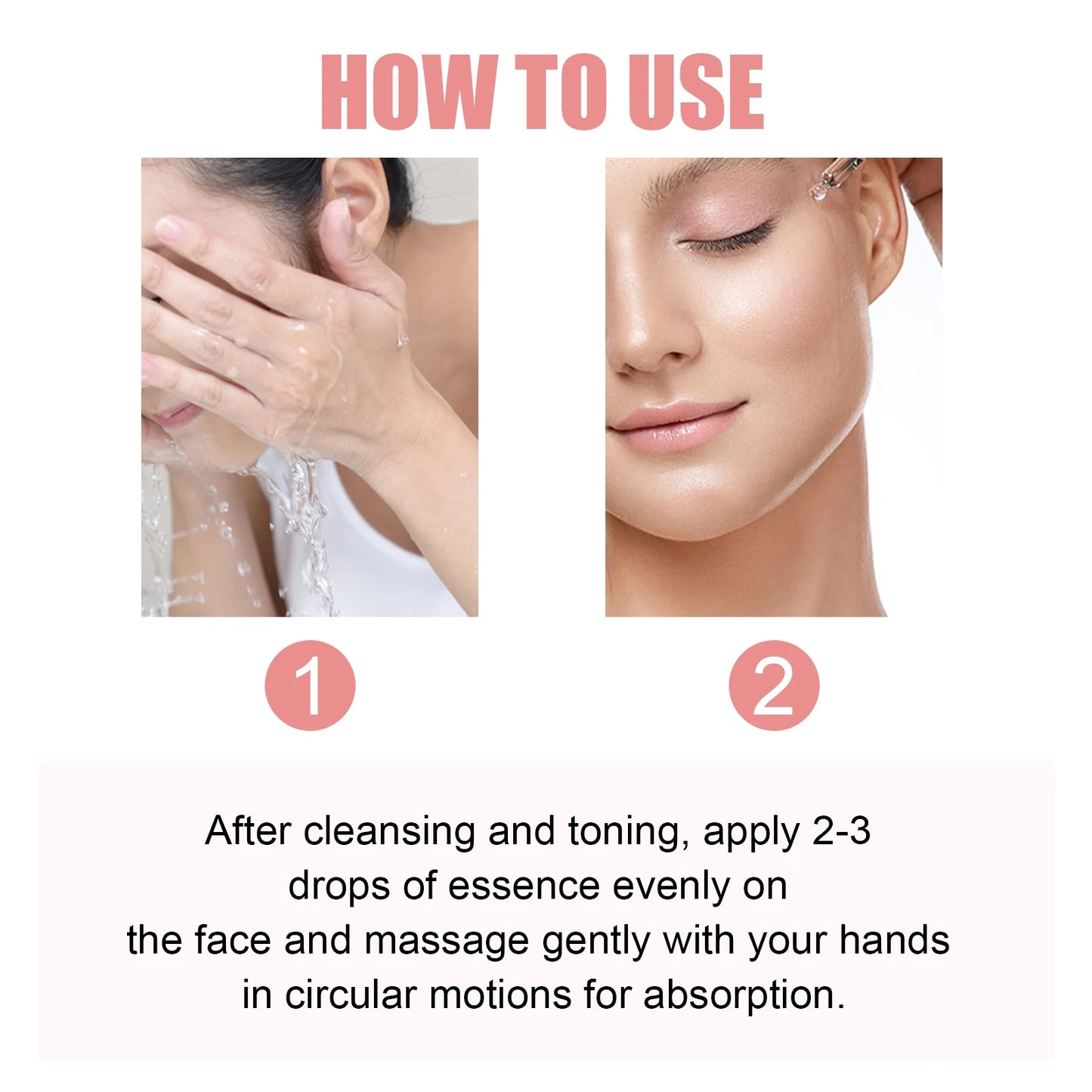 Hoygi Niacinamide firming facial serum fades fine lines shrinks pores removes dark spots smoothing glowing face serum