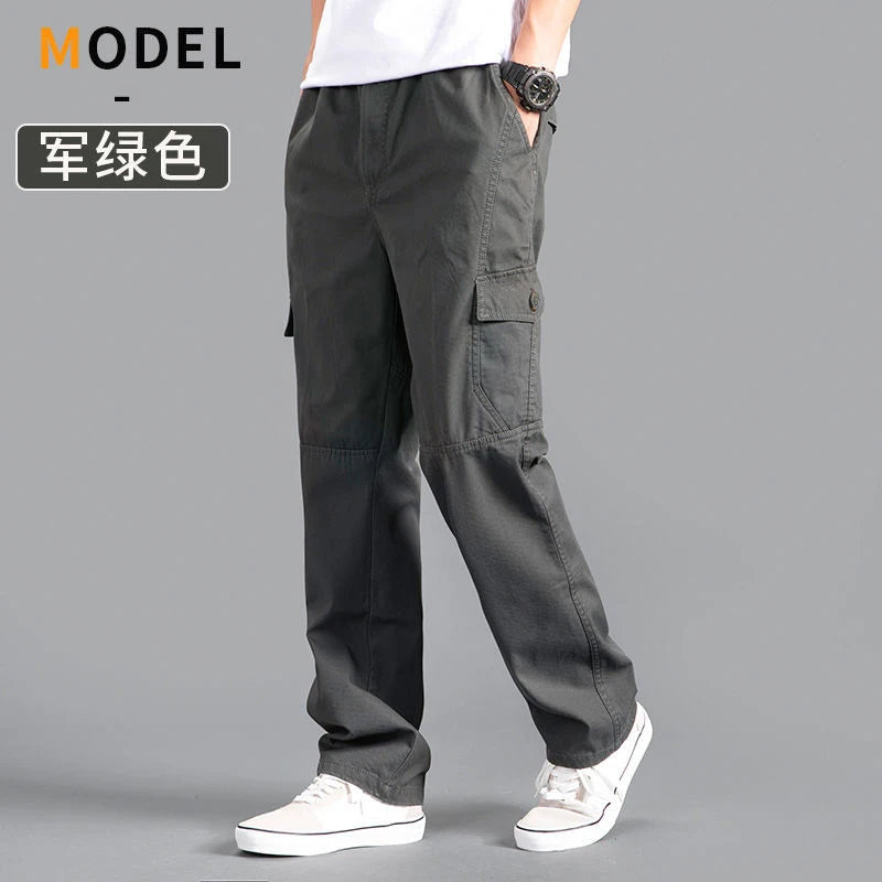 Pantalon Cargo homme été printemps coton vêtements de travail nouveau en grande taille 6XL décontracté escalade Joggers pantalons de survêtement Hombre automne pantalon