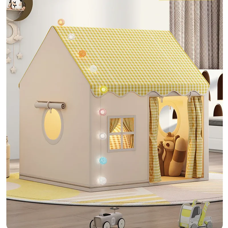 Kids Foldable Indoor Play Tent, Garden Teepee, Princess Castle, Cubby Toys, Children Room House, Outdoor Games