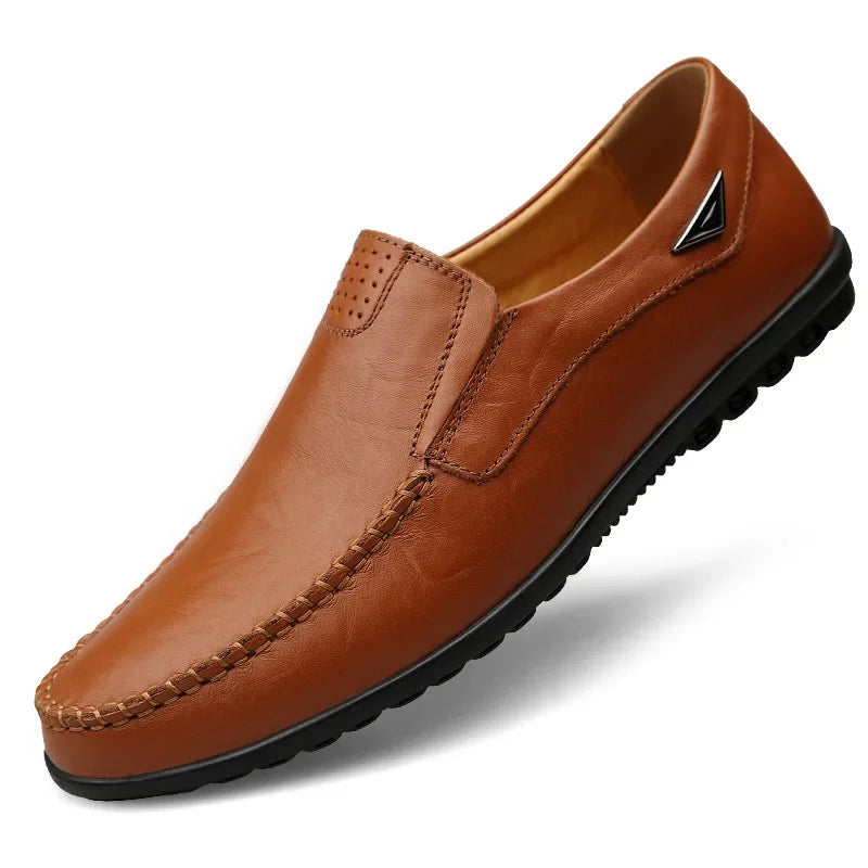 Chaussures en Cuir Véritable Homme — Élégance & Style Premium