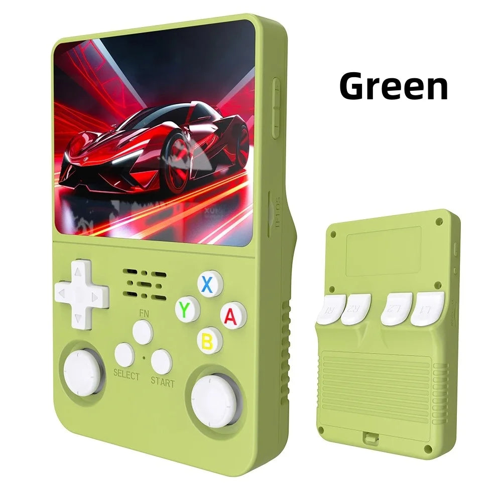 BOYHOM 64G 128G R36S Consola de juego retro portátil sistema Linux 3.5 pulgadas IPS reproductor de mano portátil 64GB videojuegos regalos para niños