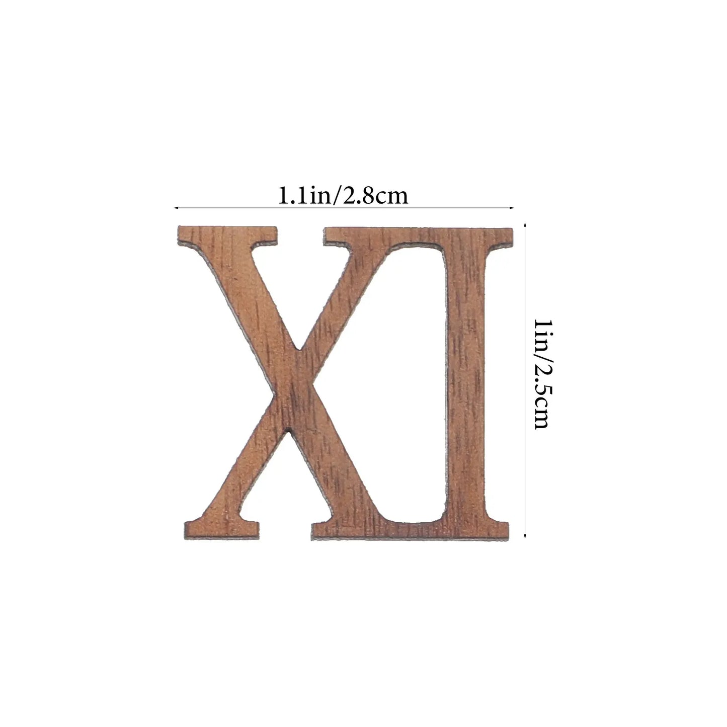 Horloge murale en bois DIY — chiffres, kit de remplacement, numérique, mécanisme