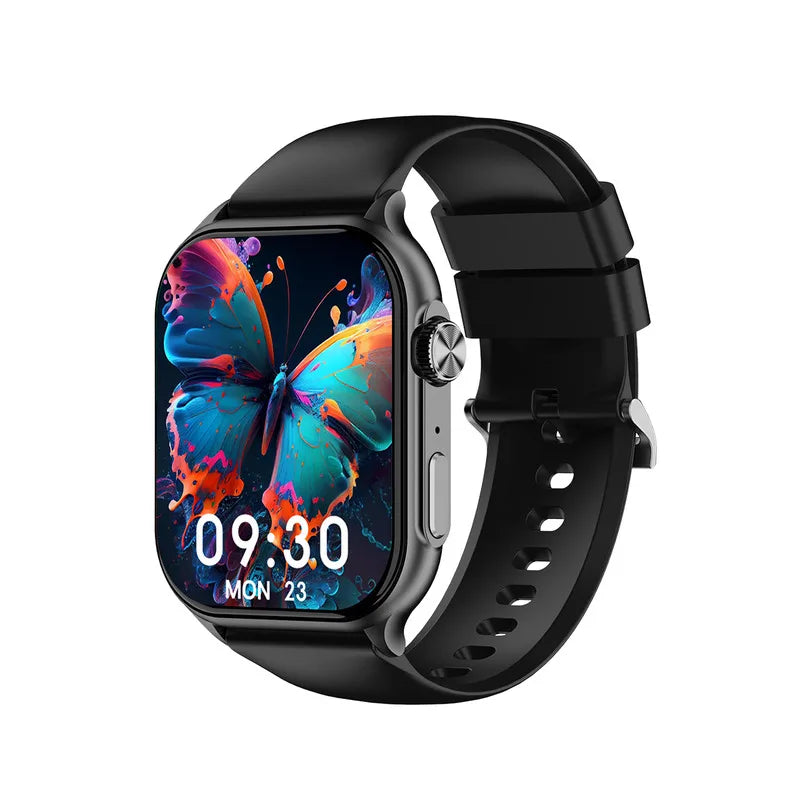 Montre connectée sport — fréquence cardiaque, écran tactile complet, appel Bluetooth, fitness