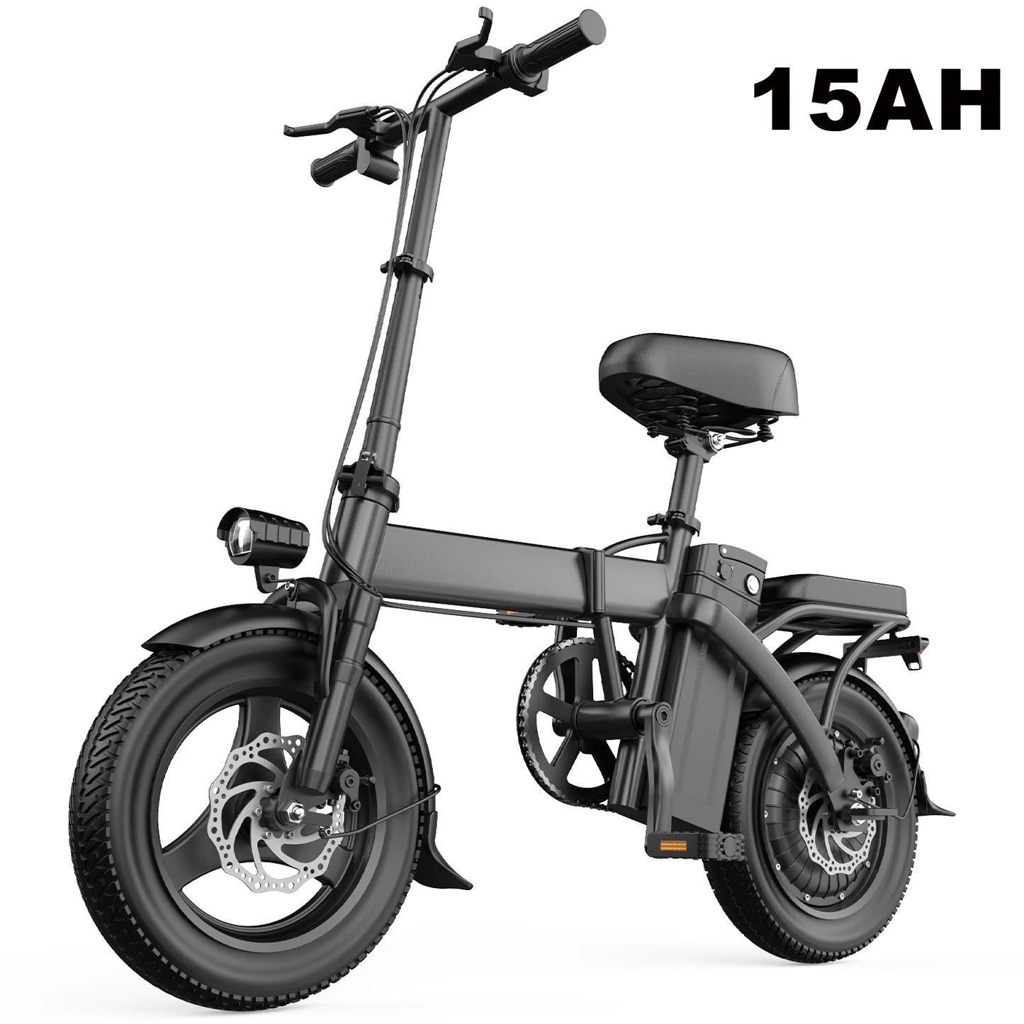 Vélo Électrique Pliable 750W 48V 15AH — Écran LCD 14 Pouces Batterie Lithium Amovible