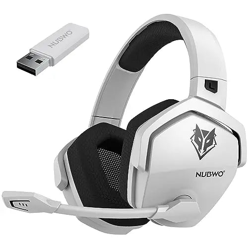 NUBWO G06 Dual Wireless Gaming Headset with Microphone for PS5, PS4, PC, Mobile, Switch 2.4GHz Bluetooth Wireless Headset