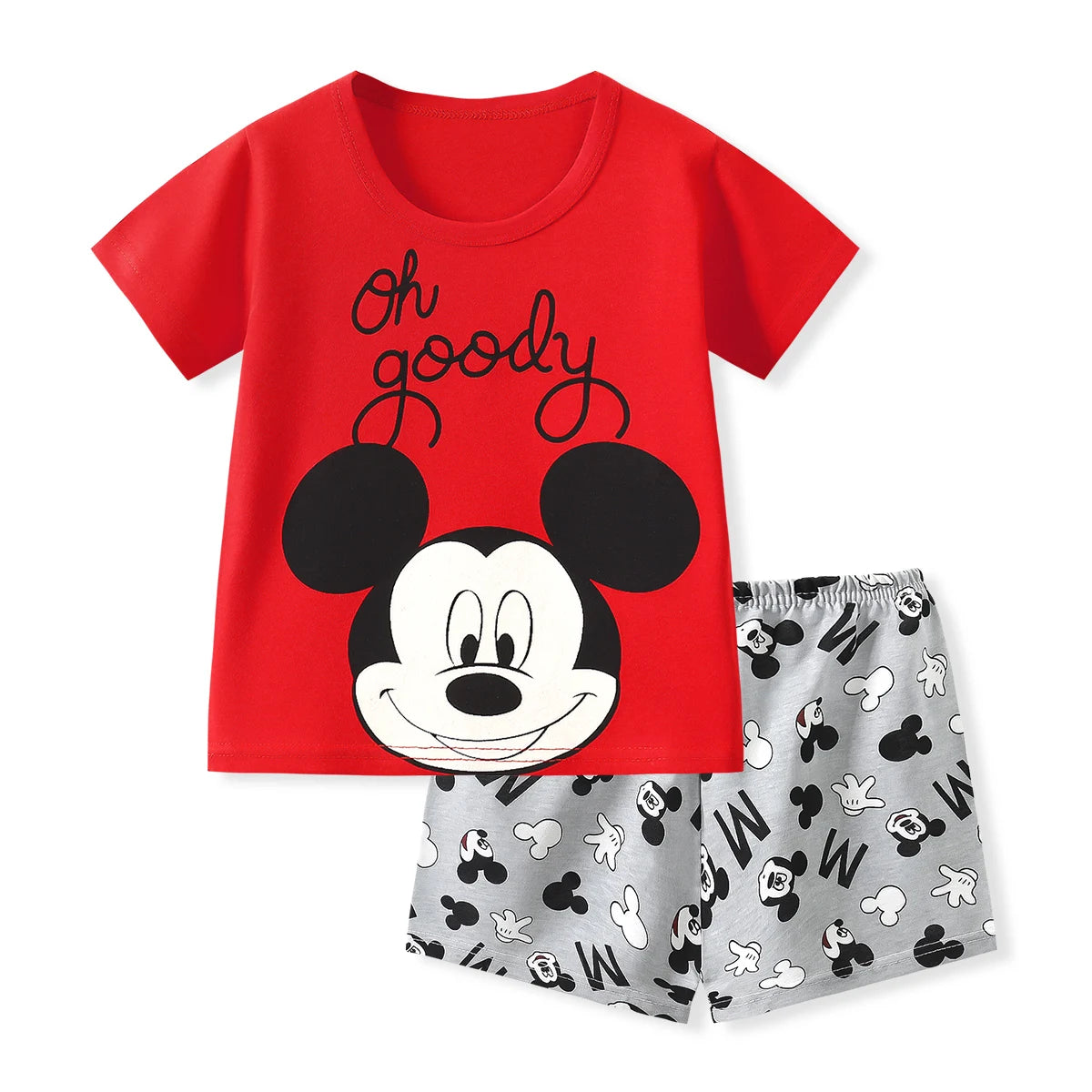 Casual Trend 2 Pieces/Sets for Girls Boys T-Shirt + Shorts Tracksuits Baby Summer Short Sleeve Outfit New Fashion Costume