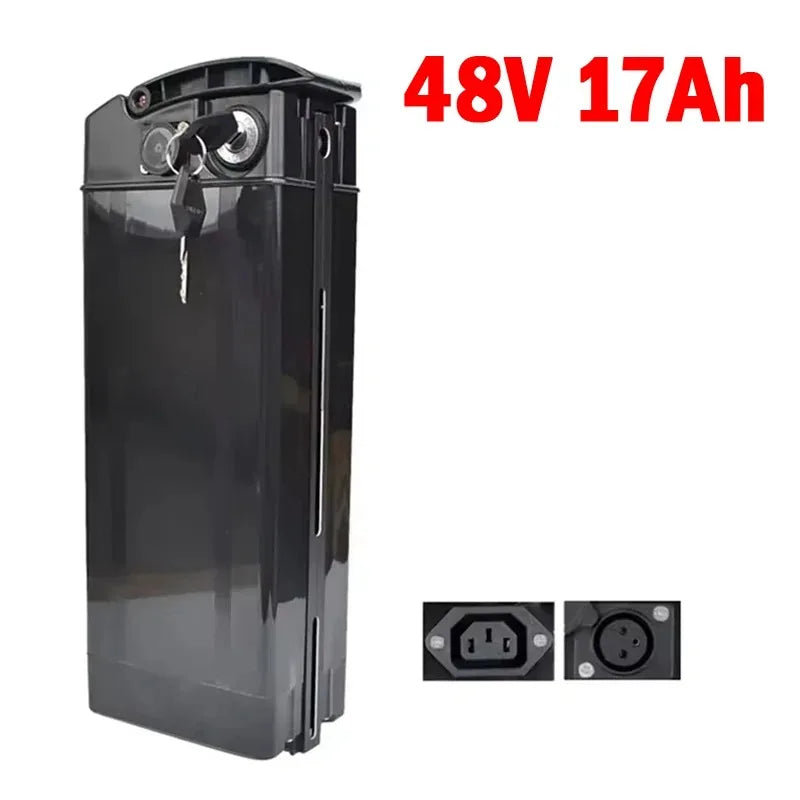 Batterie Vélo Électrique 48V 17Ah/20Ah/30Ah — Haute Capacité Cellules 18650 Pliable