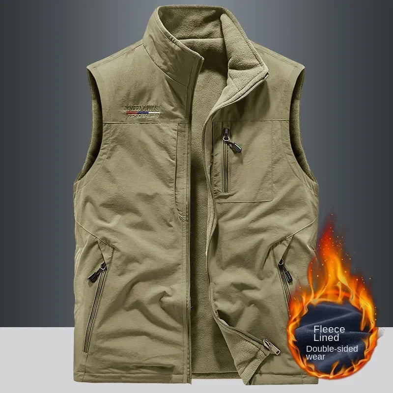 Chaqueta de senderismo para hombre, abrigo térmico, cálido, informal, metropolitano, glaMan, ropa térmica de lujo, talla grande, moda, invierno
