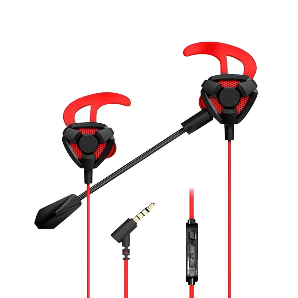 Casque gamer filaire avec micro — écouteurs jeu, téléphone, tablette, ordinateur portable, universel