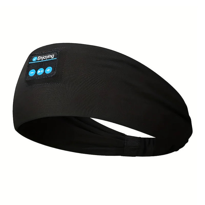 Wireless Bluetooth Headband, Sleeping Headphones, Sports Headphones/Music Cap with HD Stereo Speakers, Eye Mask for Side Sleepers