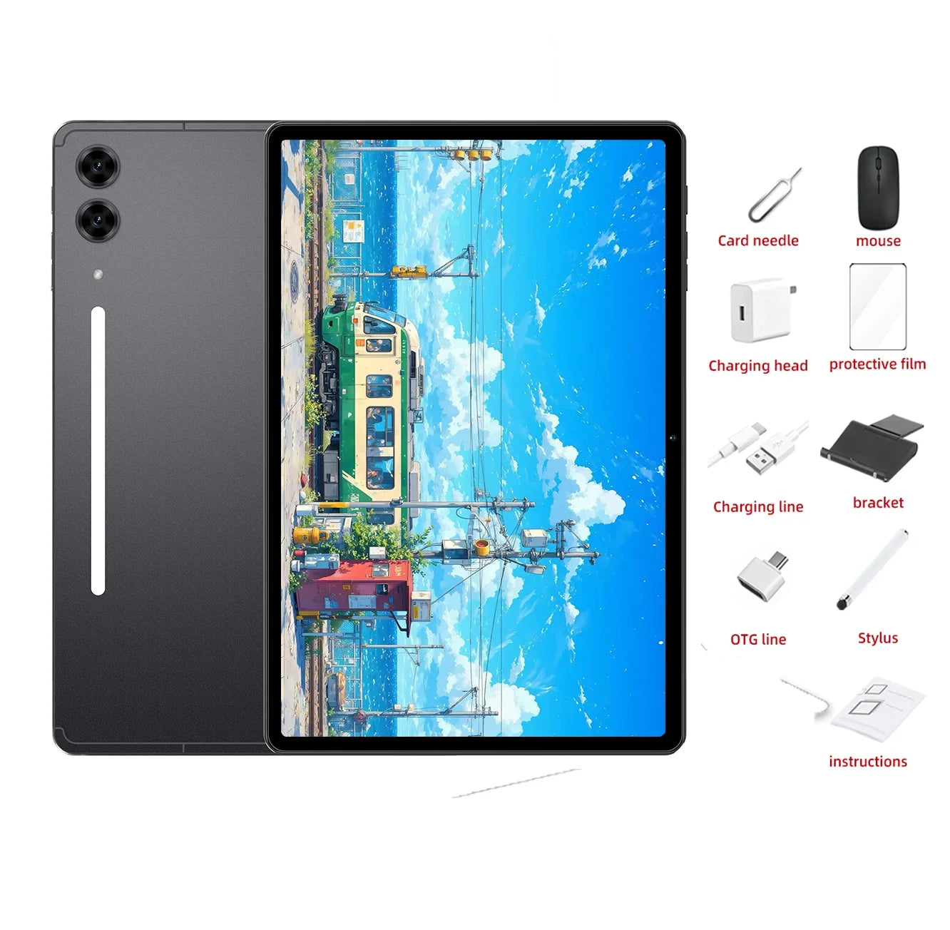 Tablette Ultra 2026 — 10,1 pouces, 22 Go RAM, Android 15, reconnaissance faciale, 10000 mAh, 5G, double SIM