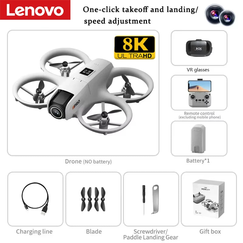 Drone professionnel 8K caméra HD — 5G WiFi, écran télécommande, évitement aérien, quadrirotor UAV