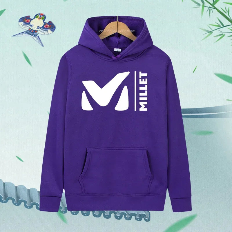 Sudadera con capucha para mujer, de moda, con estampado de letras gráficas, sudadera holgada, informal, estilo Harajuku, ropa con capucha