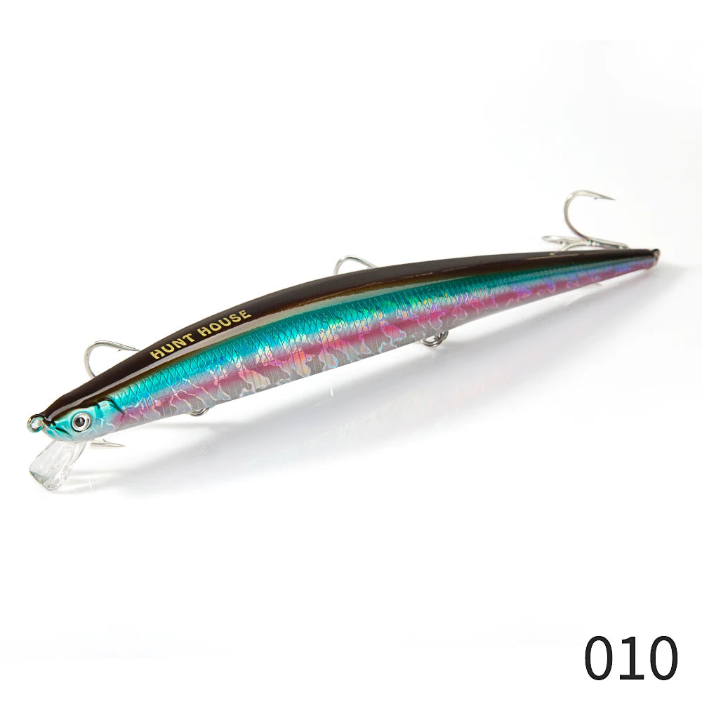Leurre de Pêche Hunthouse Tide Vairon 175mm 31g — Bar, Brochet & Jerkbait