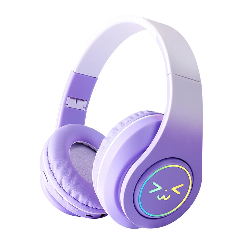 Original Wireless Bluetooth Headset for Computer, Noise Reduction Gaming Headset, Smiling Face Diving Hearing RGB, Gamer Girl Bass Out