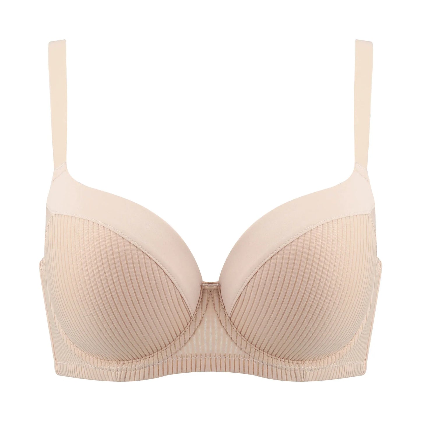 T-shirt Push Up grande taille pour femmes, soutien-gorge à armatures, Lingerie de soutien légèrement rembourrée, 75 80 85 90 95 B C D E F