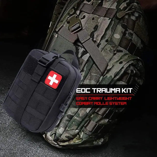 Kit de premiers secours 30 en 1 pour voyage en plein air à domicile, Camping, bateau, randonnée, Kit d'alpinisme Portable multifonctionnel, 156 pièces