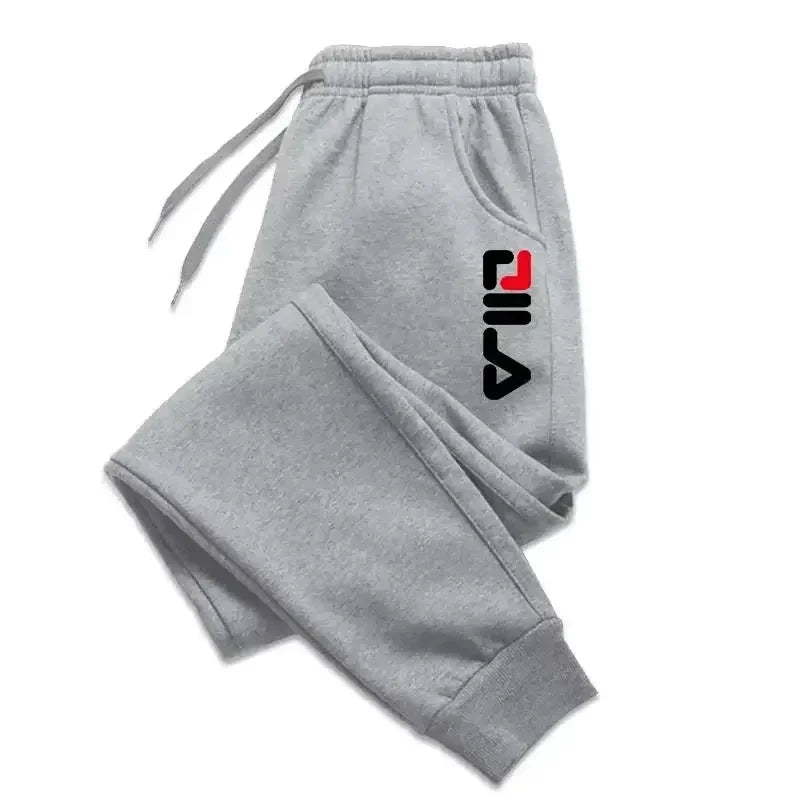 Autumn Winter Men's Joggers Drawstring Casual Pants Fleece Sweatpants Workout Running Gym Fitness Sport Trousers WK007