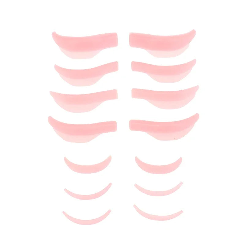 7 Pairs Silicone Eyelash Curler Eyelash Perm Pads Eyelash Lift Protective Pads Reusable Eyelash Lifting Tools