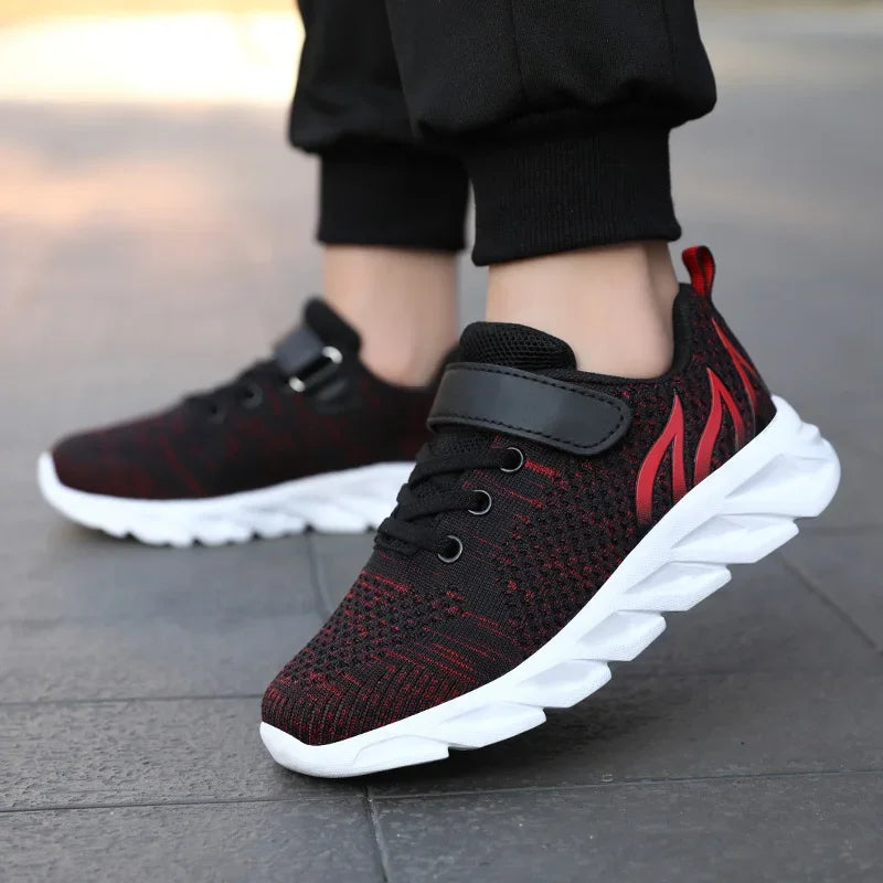 Zapatillas para niños y niñas, calzado deportivo para correr, tenis infantiles transpirables, zapatos para niños, entrenadores, señuelos blandos