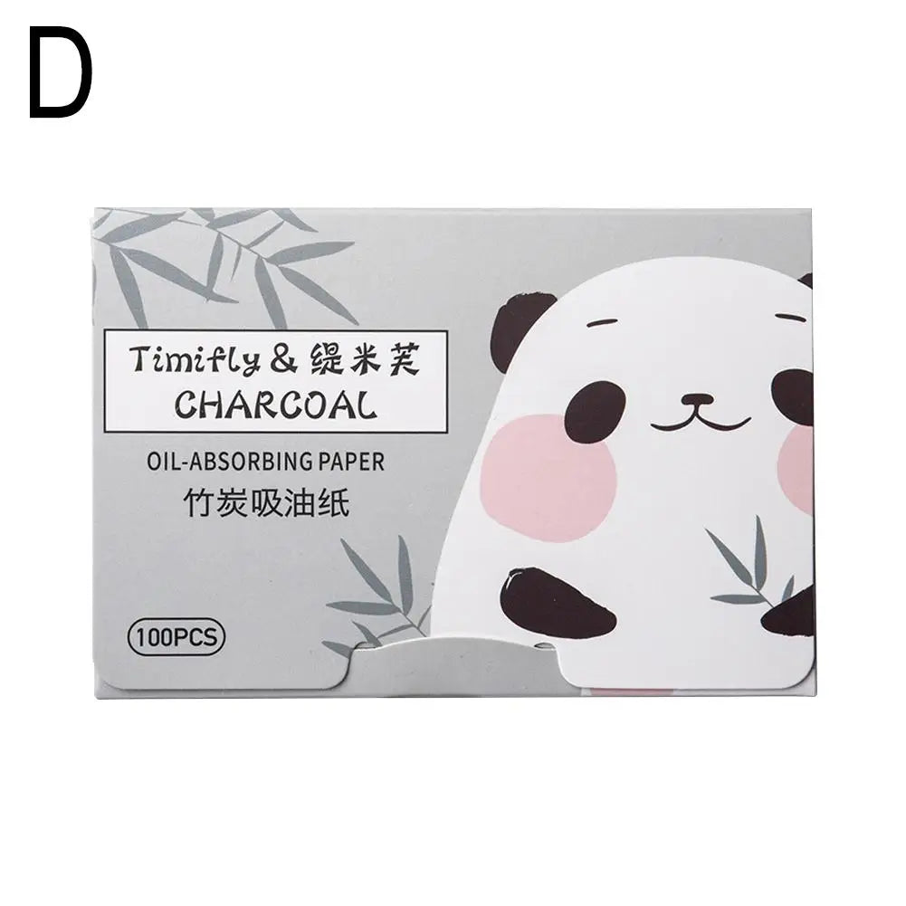 100 piezas de papel secante facial nuevo, toallitas faciales portátiles, limpiador facial, control de grasa, herramientas de limpieza facial absorbentes de aceite