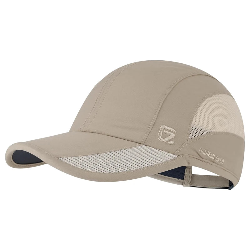 Casquette de sport unisexe à séchage rapide — réglable, légère, UPF 50+, course, randonnee, golf