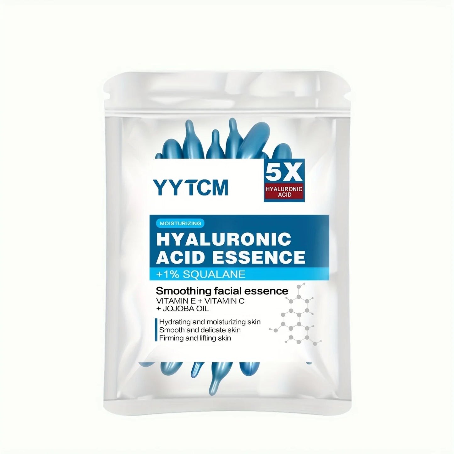 Capsules Hydratantes Acide Hyaluronique — Essence Éclaircissante 30 Capsules