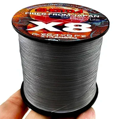 GHOTDA LURE FISH X8 lignes de pêche 300M 100M 8 brins fils tressés Multifilament PE ligne pour carpe cordon de pêche 18LB-78LB lisse