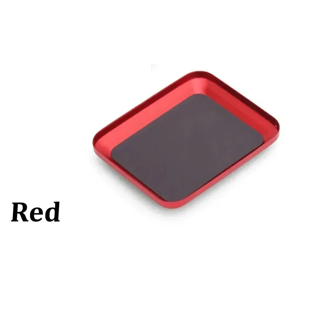 Outil Réparation RC Alliage Aluminium — Plateau Magnétique & Boite Rangement Vis