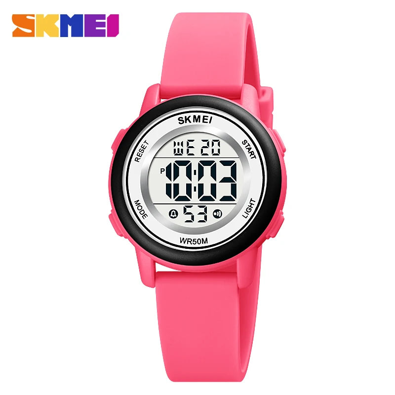 Montre enfant étanche sport colorée — numérique, antichoc, garçons et filles