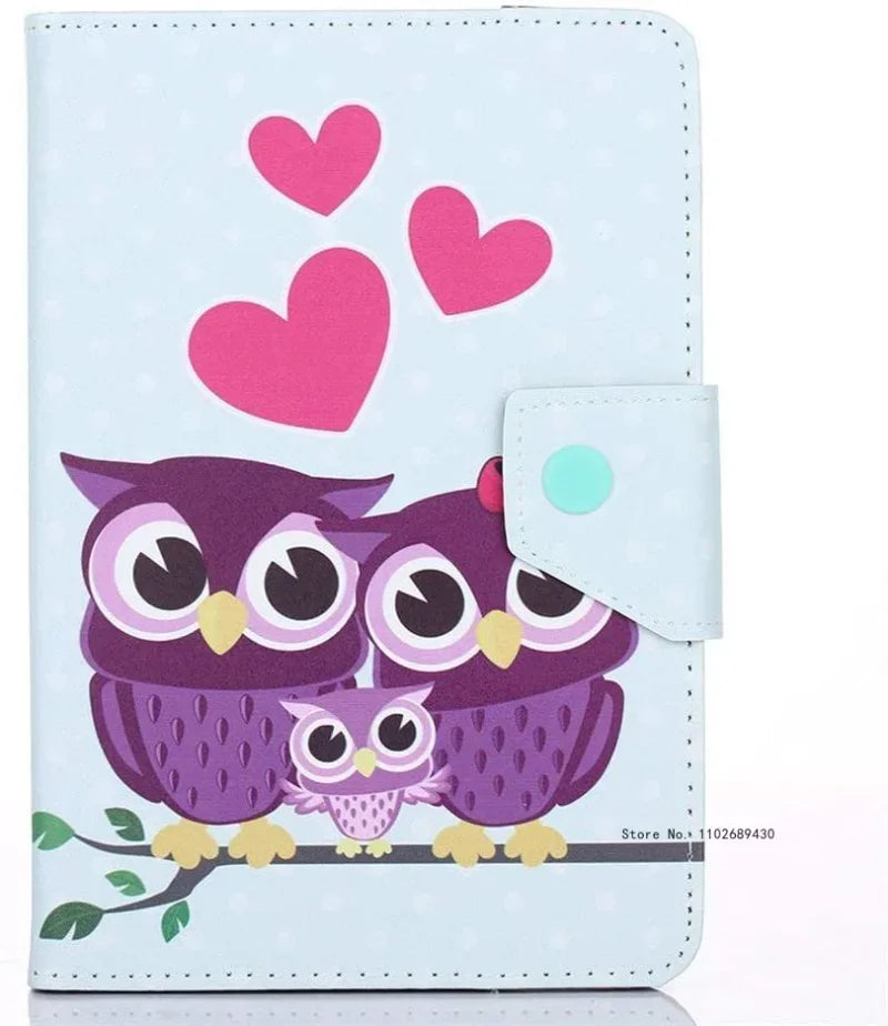 Étui universel pour tablette 7-10,5 pouces — housse support en cuir PET