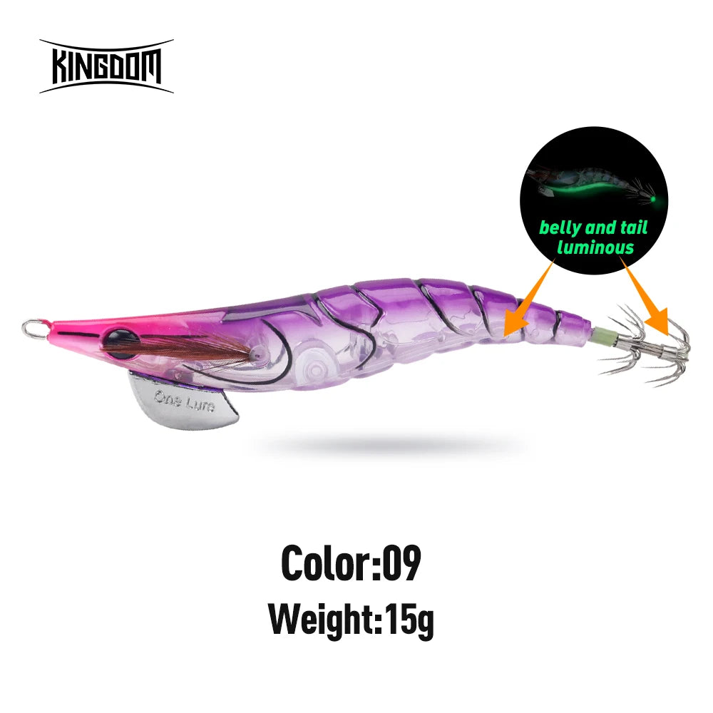Kingdom Egi-Leurre Élcoulant à enfoncement lent, appât Élidéal pour la pêche en mer, à la turlutte, au poulpe ou à la seiche