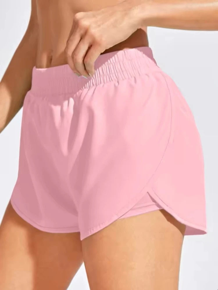 Shorts de Yoga élastiques pour femmes, Leggings courts d'entraînement, de Fitness, de course, de Sport, de Fitness