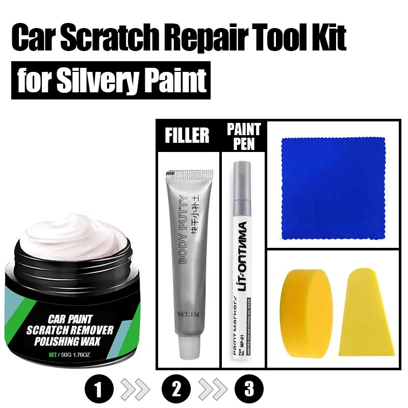 Car Scratch Remover, Paint Care Tools, Auto Swirl Remover, Scratch Repair, Polishing, Car Body Grinding Compound, Anti-Scratch Wax