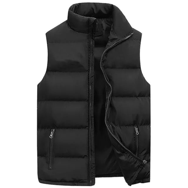 GlaJacket-Veste à col montant pour homme, manteau à fermeture éclair imperméable, gilet décontracté, vêtements de marque, chaud, hiver, automne