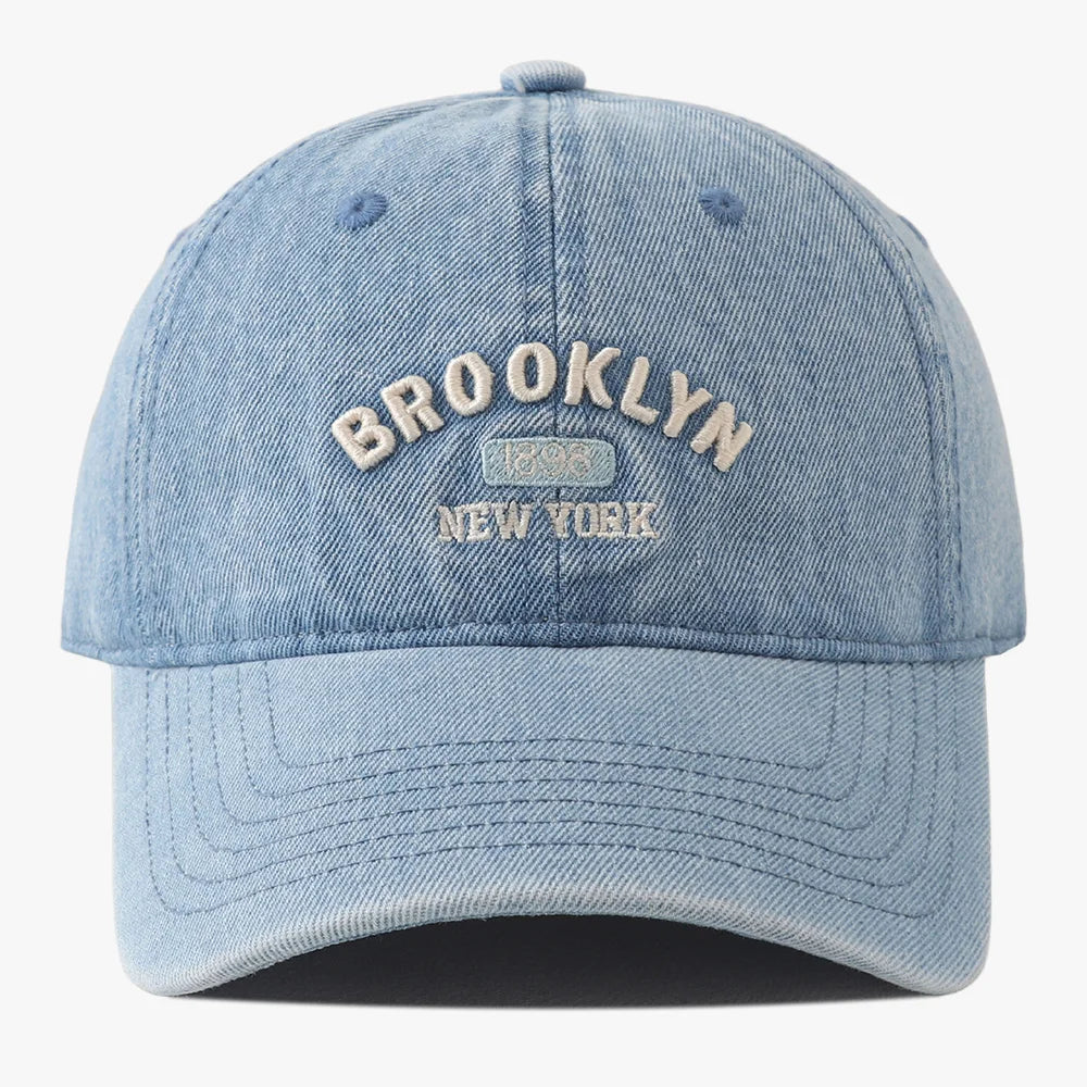 2025 nouveau Vintage Denim visières chapeau mode jean Casquette de Baseball unisexe lettre broderie Hip Hop casquettes de relance Cool Casquette