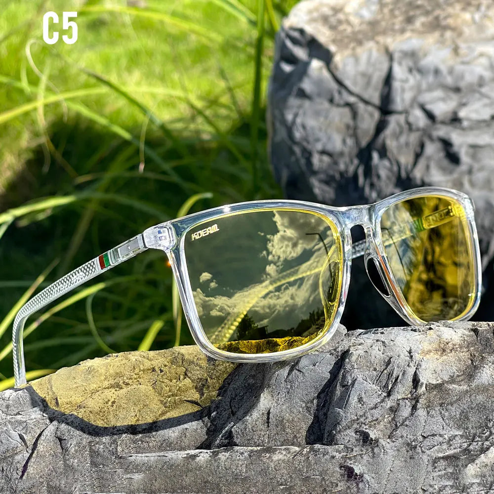 Lunettes de soleil polarisées XL — sport, protection UV400, grand cadre, hommes et femmes