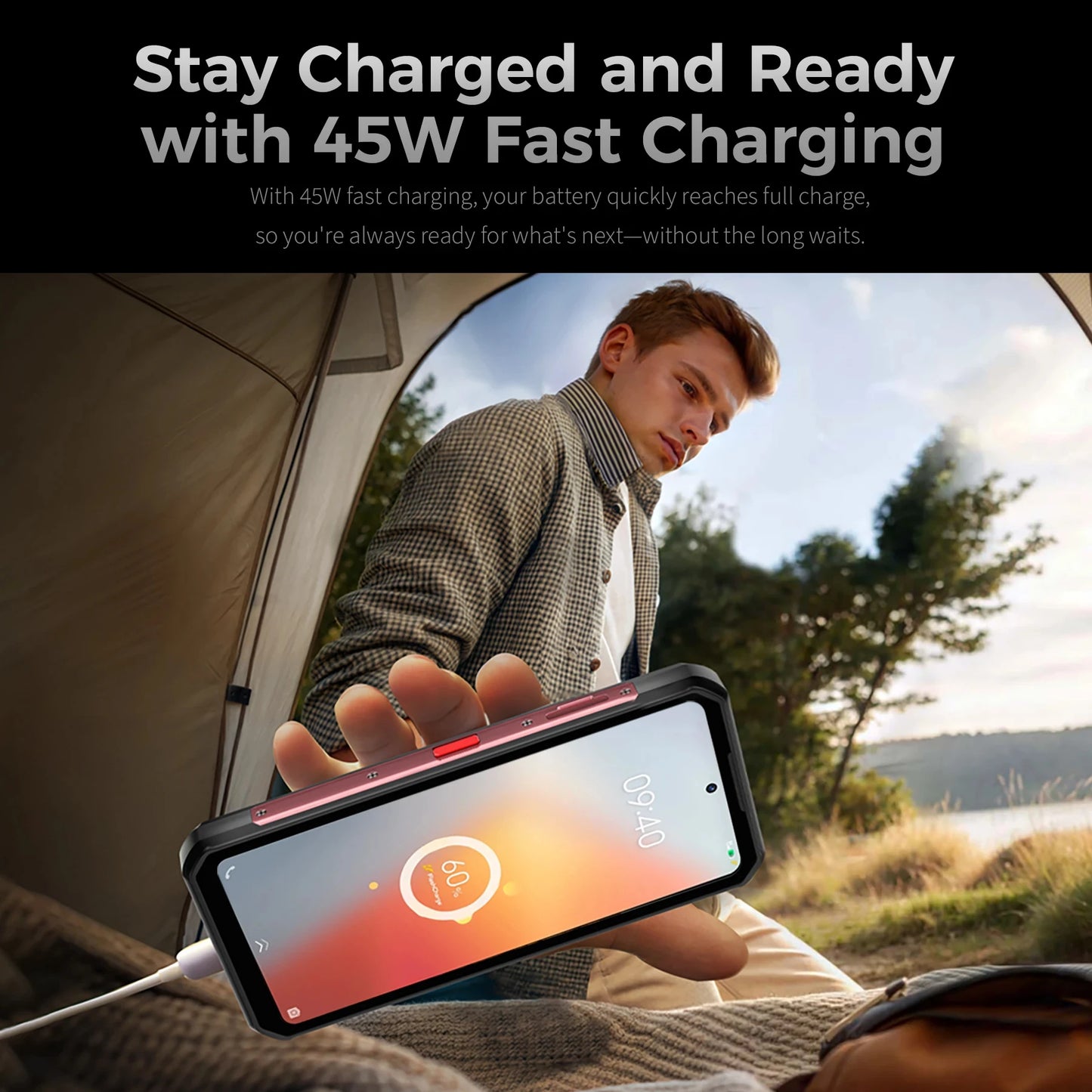 Oukitel WP53, el primer teléfono rugerizado del mundo, pantalla HD de 6,52 pulgadas, ligero y portátil, 24 GB (8 + 16) + 128 GB, batería de 11.000 mAh, Android 15