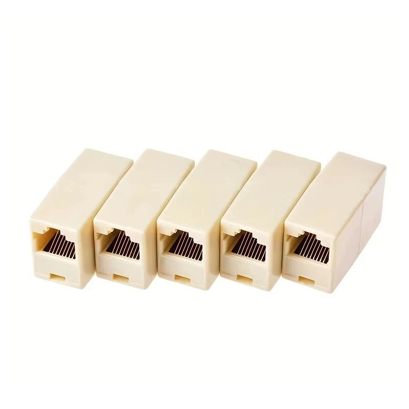 Conector de cable de red Ethernet RJ45 5E 6 6a, 10 unidades, para turistas, reemplazo de cabeza recta LAN