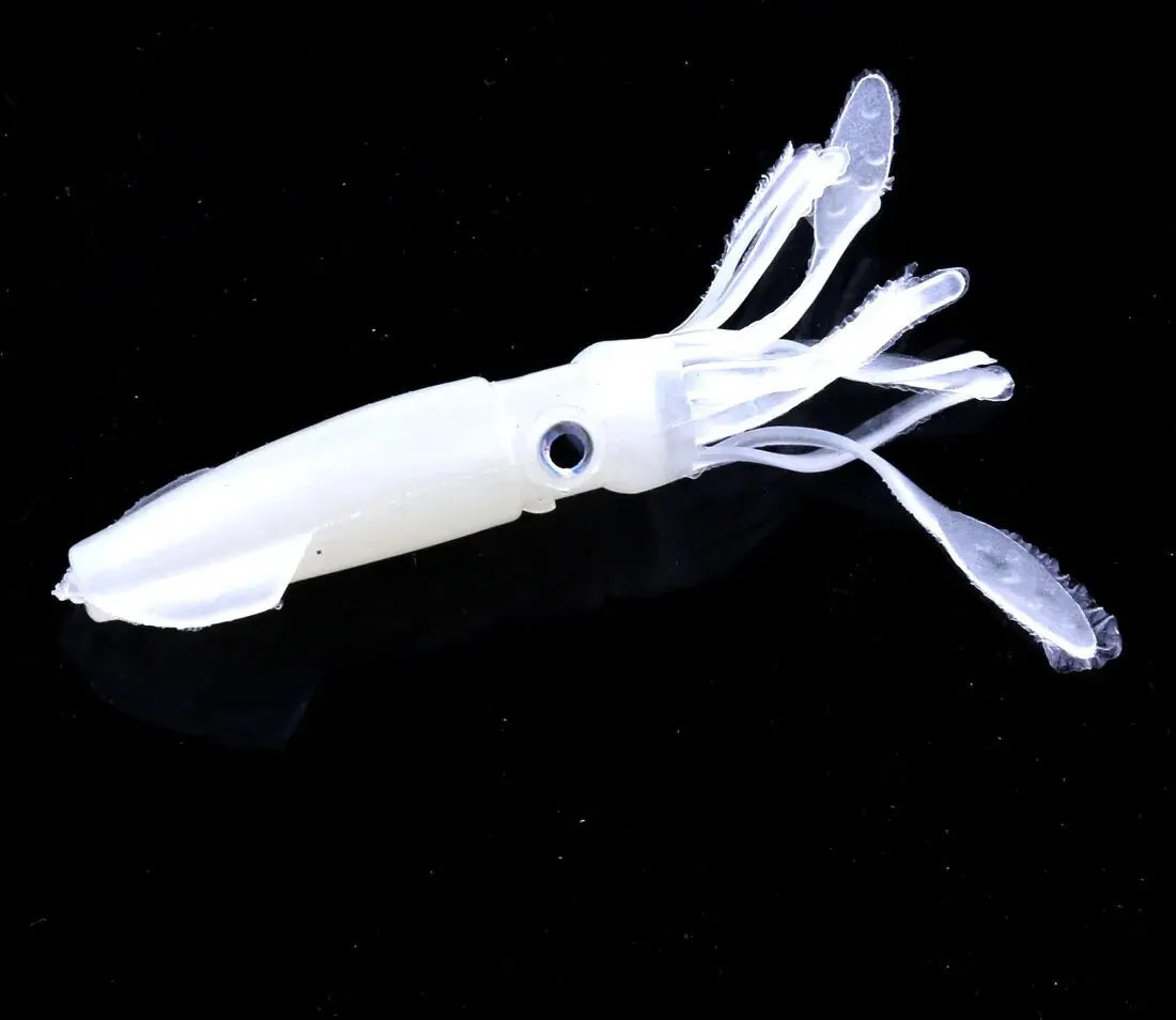 BURLE leurres souples lumineux mélange de poulpe huilé jupes souples leurres de calmar artificiel doux gabarit de calmar leurres de pêche personnalisés