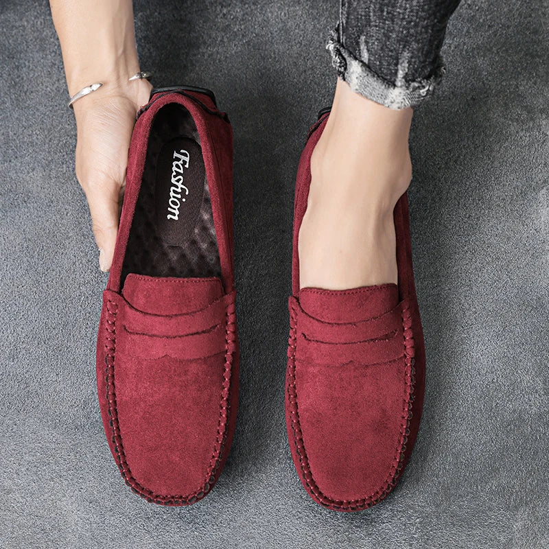 Mocassins en Daim pour Homme — Style Élégant & Confort