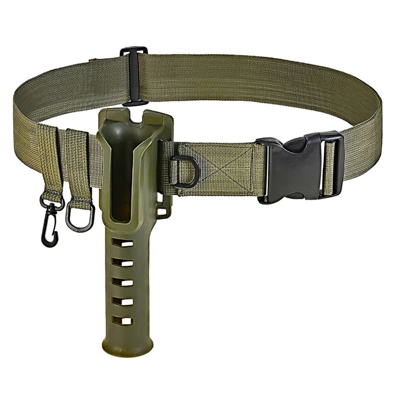 Ceinture de pataugeoire de pêche, support de canne à pêche réglable, ceinture de taille pour filature et coulée, accessoires d'équipement de pêche à la mouche