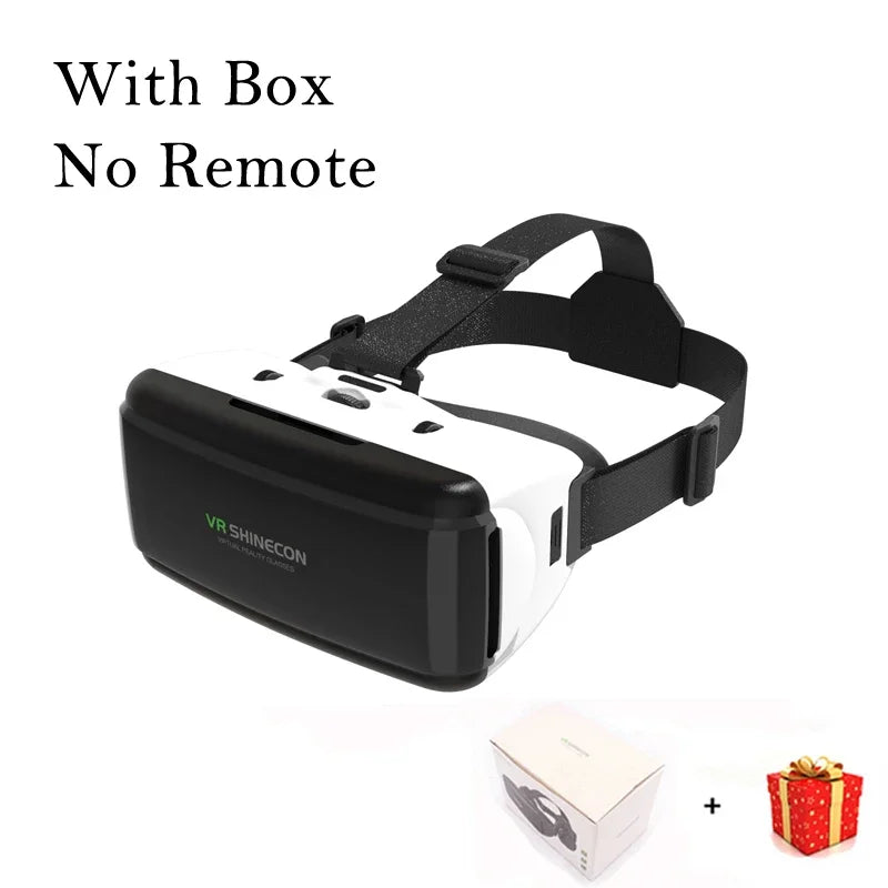 Casque VR 3D réalité virtuelle pour smartphone mobile — jeu augmenté, lentilles (v10)