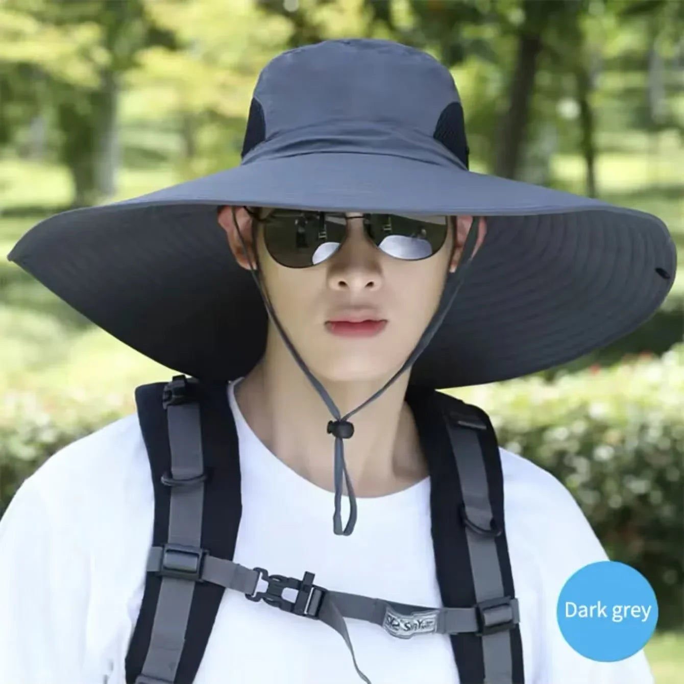 Chapeau de Soleil Pêcheur Pliable 15cm — Protection UV, Randonnée & Plage