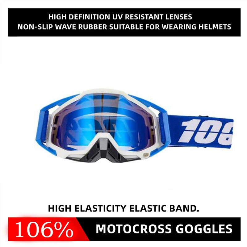 Motocross goggles, windproof and unbreakable glasses for ATV, UTV and off-road sports