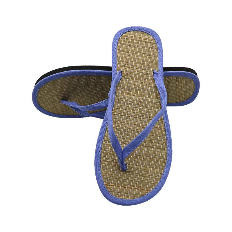 Retro Summer Slippers for Women, Casual Flip-Flops, Flat Beach Sandals, Open Parker Shoes