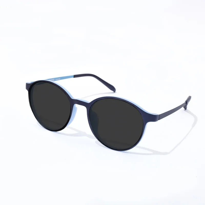 Lunettes de soleil rondes rétro pour femmes et hommes — alliage de titane, UV400