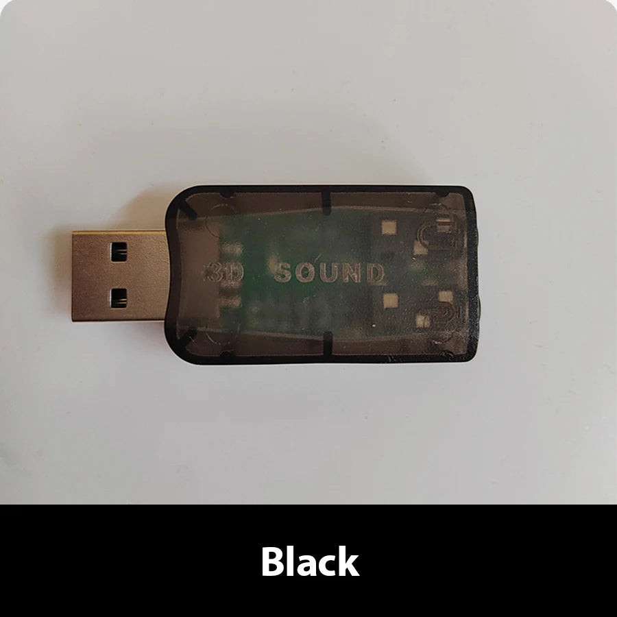 Carte Son USB Externe 5.1 Canaux — Interface Audio Indépendante PC & Laptop