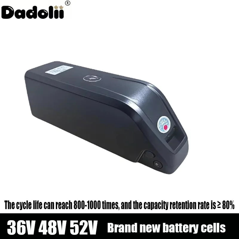 Hailong Battery BatBR for Electric Bicycle, 36V, 48V, 52V, 20Ah, 24Ah, Mountain Bike, 18650, 21700, 1000, 750W, Bafang 500W,