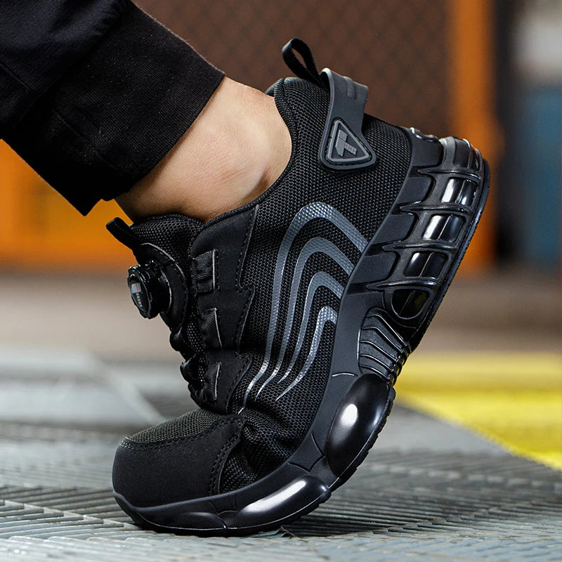 Chaussures de Sécurité Bouton Rotatif — Nouvelle Génération Protection